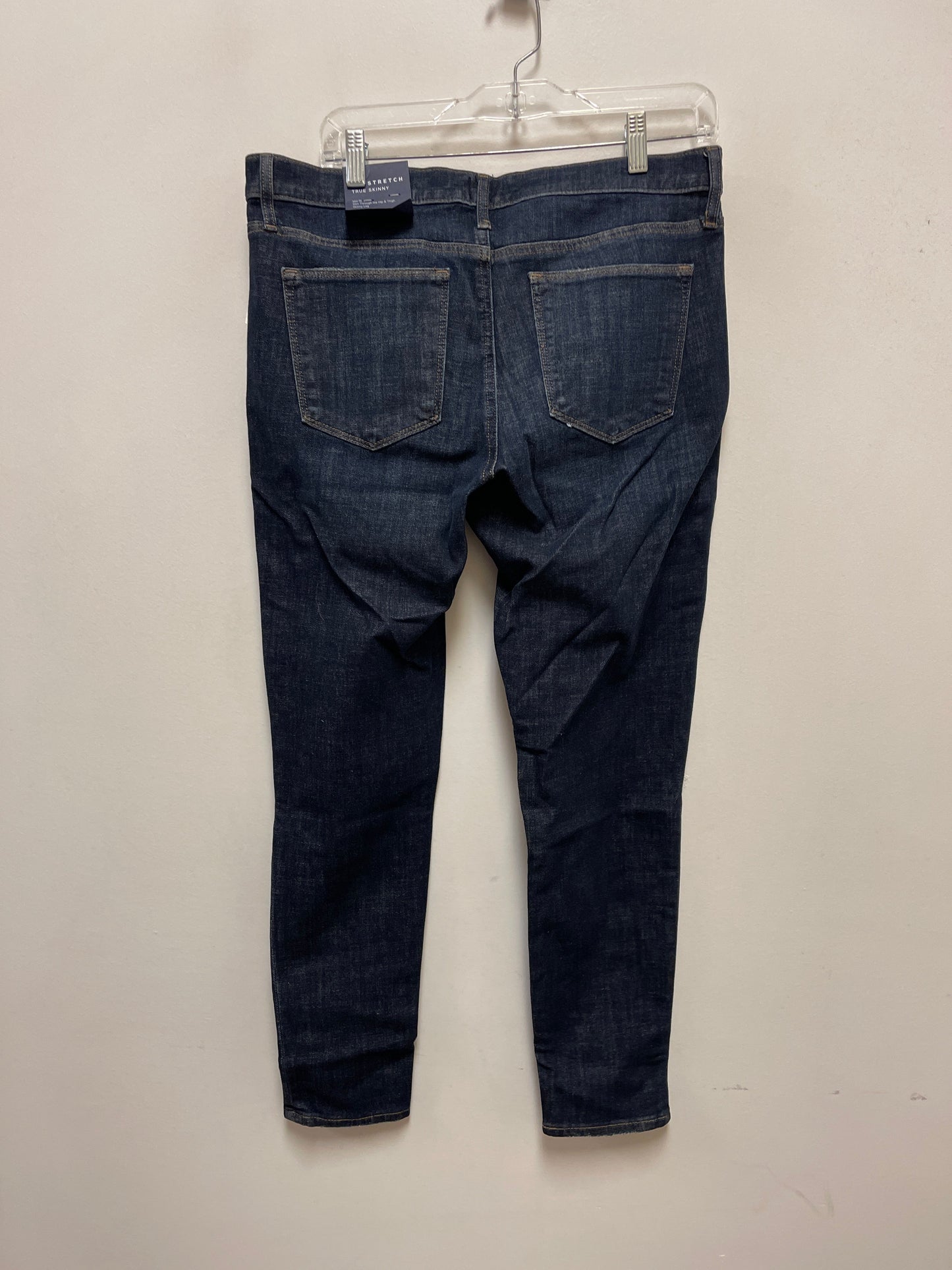 Jeans Skinny By Gap In Blue Denim, Size: 14