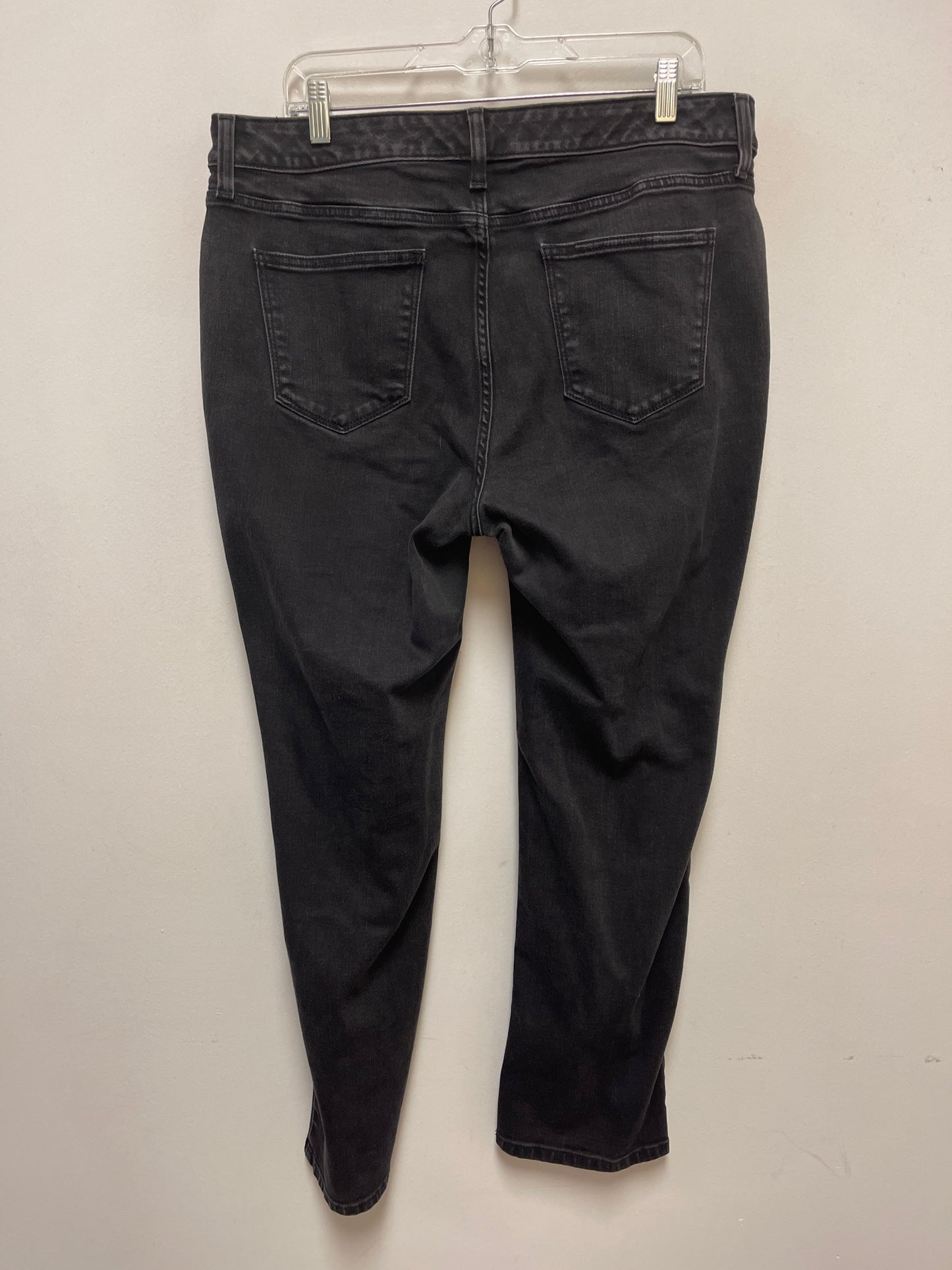 Jeans Straight By St Johns Bay In Black, Size: 16