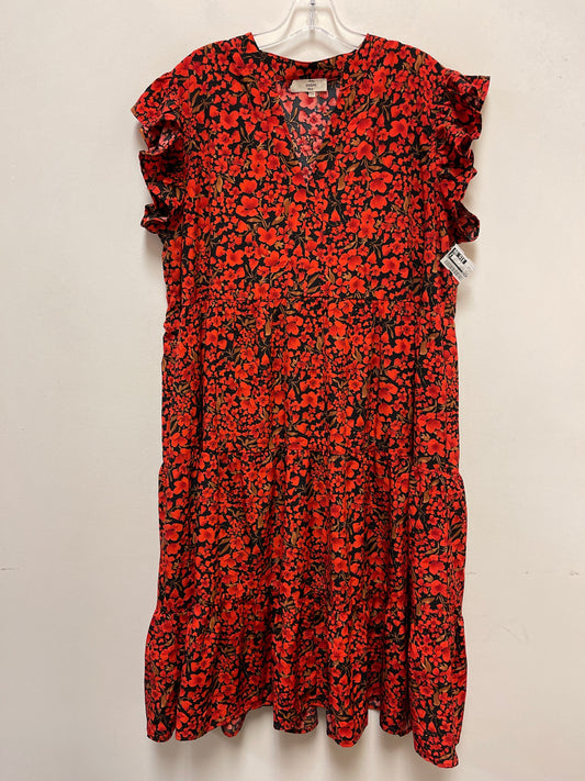 Dress Casual Maxi By Entro In Floral Print, Size: 1x