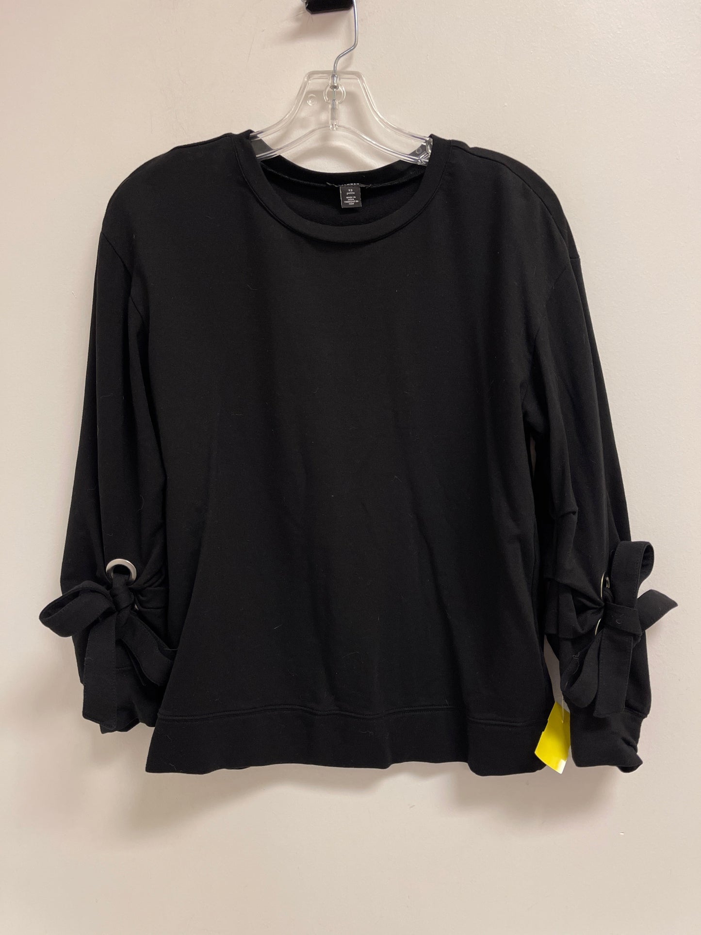 Top Long Sleeve By Halogen In Black, Size: Xs