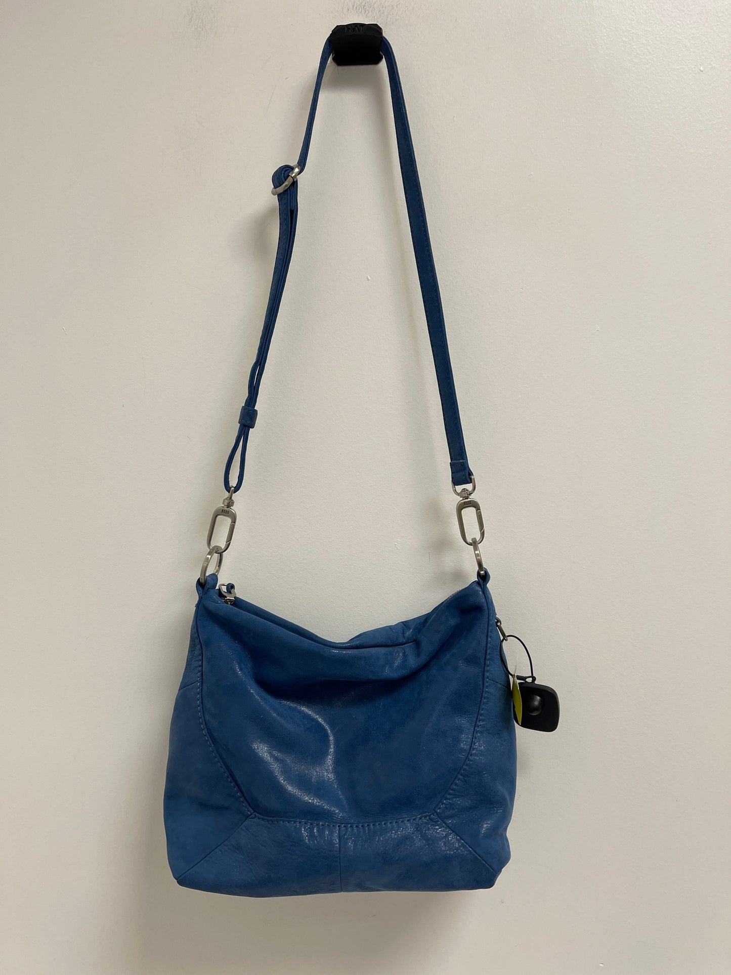 Handbag Leather By Hobo Intl, Size: Medium