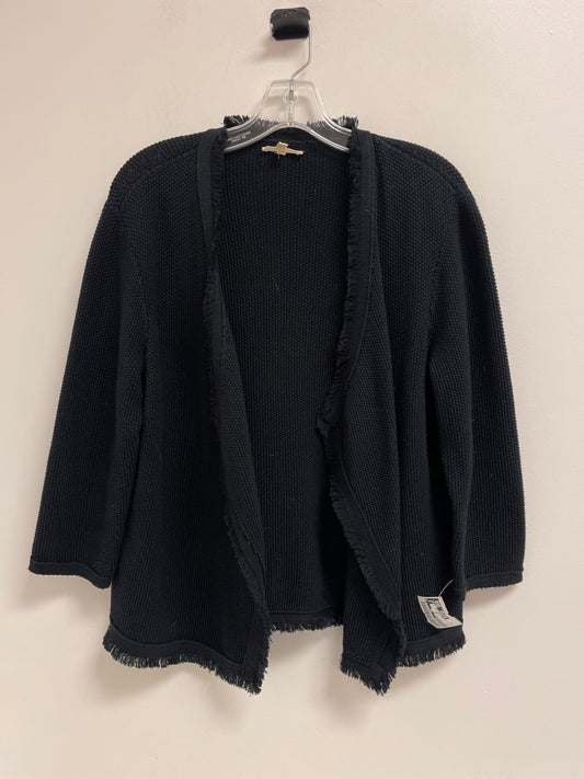 Sweater Cardigan By Eileen Fisher In Black, Size: M