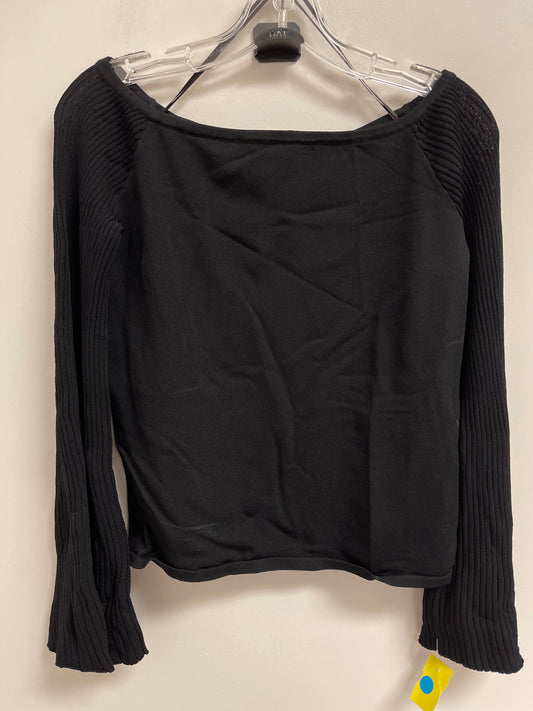 Top Long Sleeve By Ann Taylor In Black, Size: M