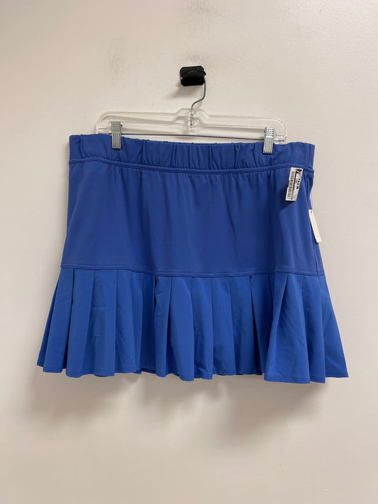 Athletic Skort By Talbots In Blue, Size: Xl