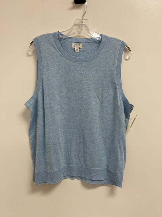 Top Sleeveless By J. Crew In Blue, Size: Xl