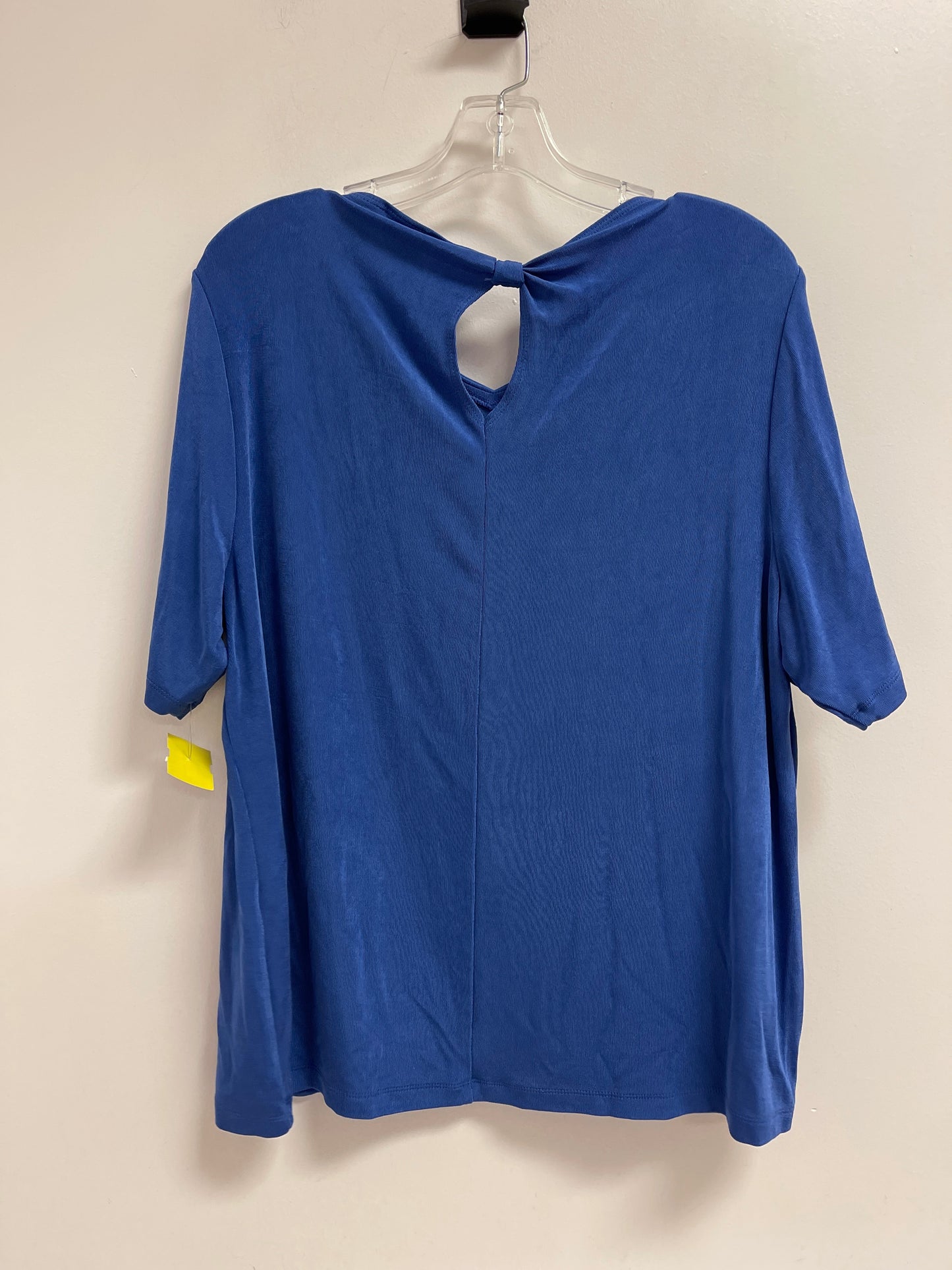 Top Short Sleeve By Chicos In Blue, Size: Xl