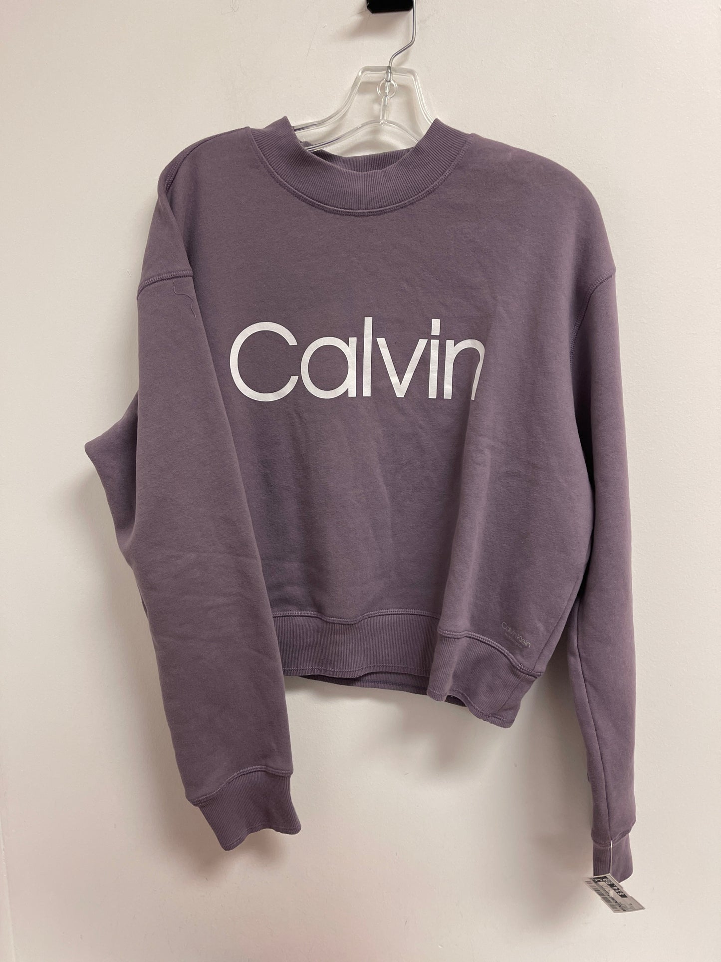 Sweater By Calvin Klein Performance In Purple, Size: Xl