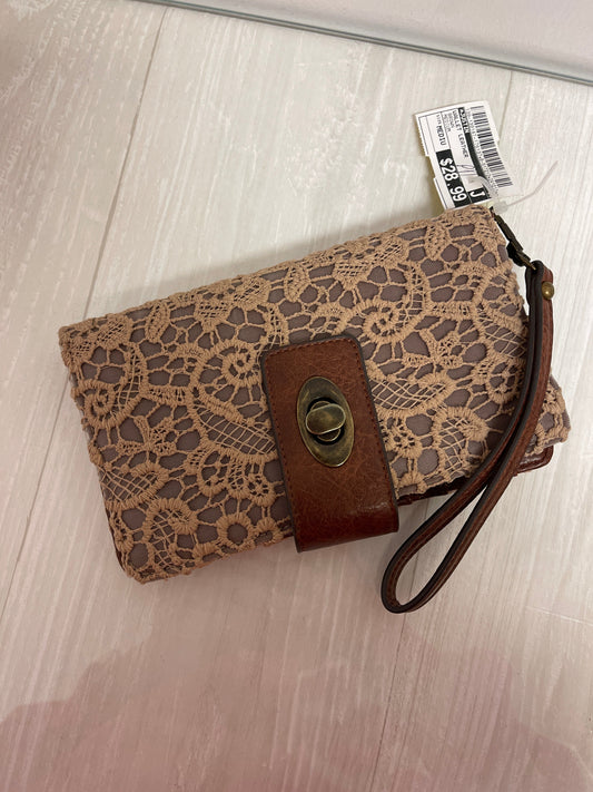 Wallet Leather By Justin, Size: Medium