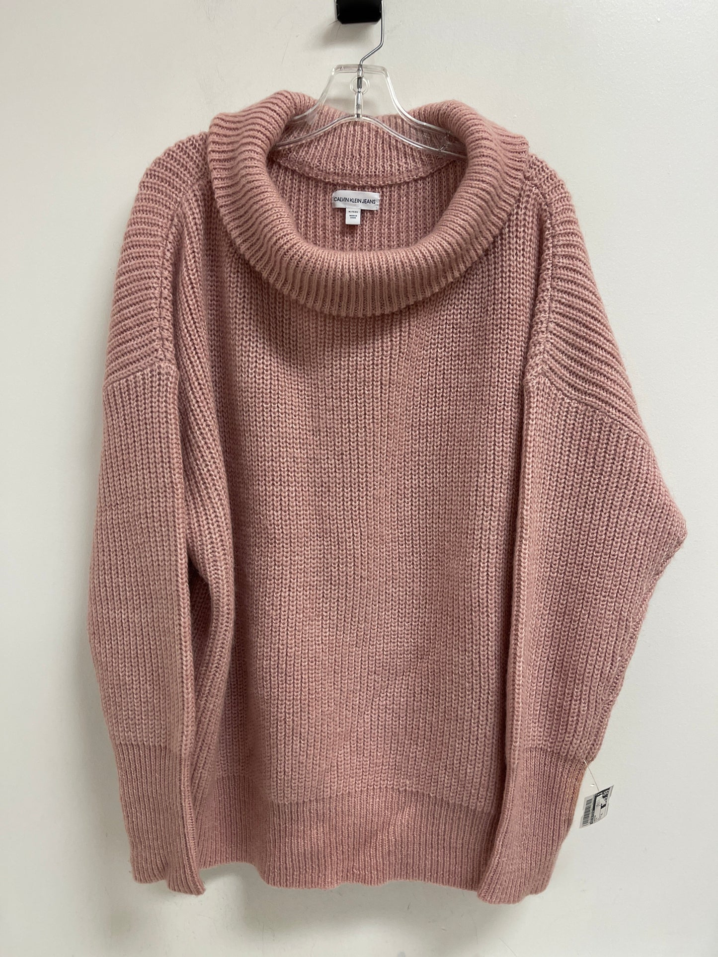 Sweater By Calvin Klein In Pink, Size: Xl