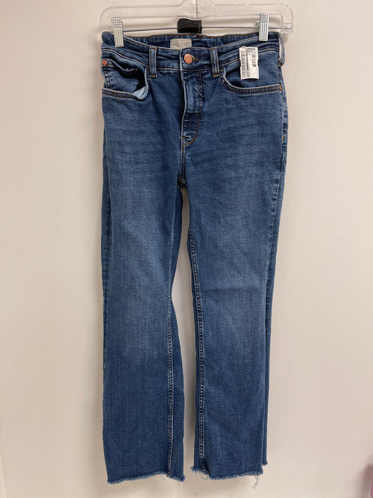 Jeans Straight By Pilcro In Blue Denim, Size: 4