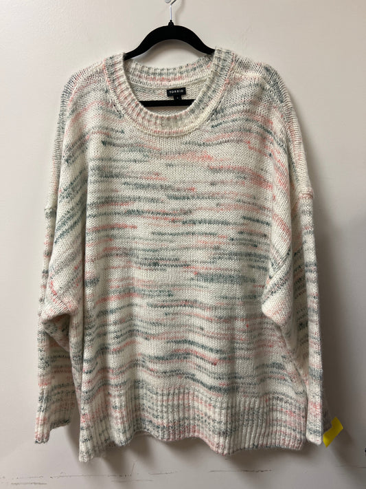 Sweater By Torrid In Cream, Size: 4x