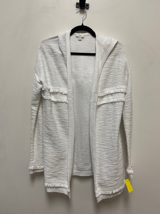 Sweater Cardigan By J. Jill In White, Size: Xs