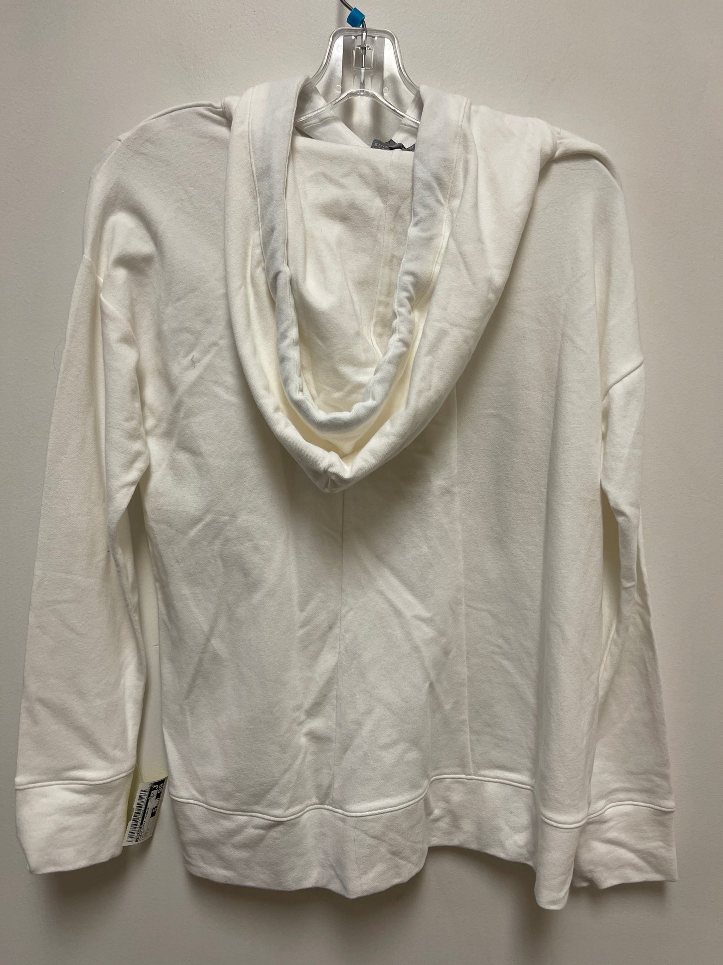 Sweatshirt Hoodie By Talbots In White, Size: S