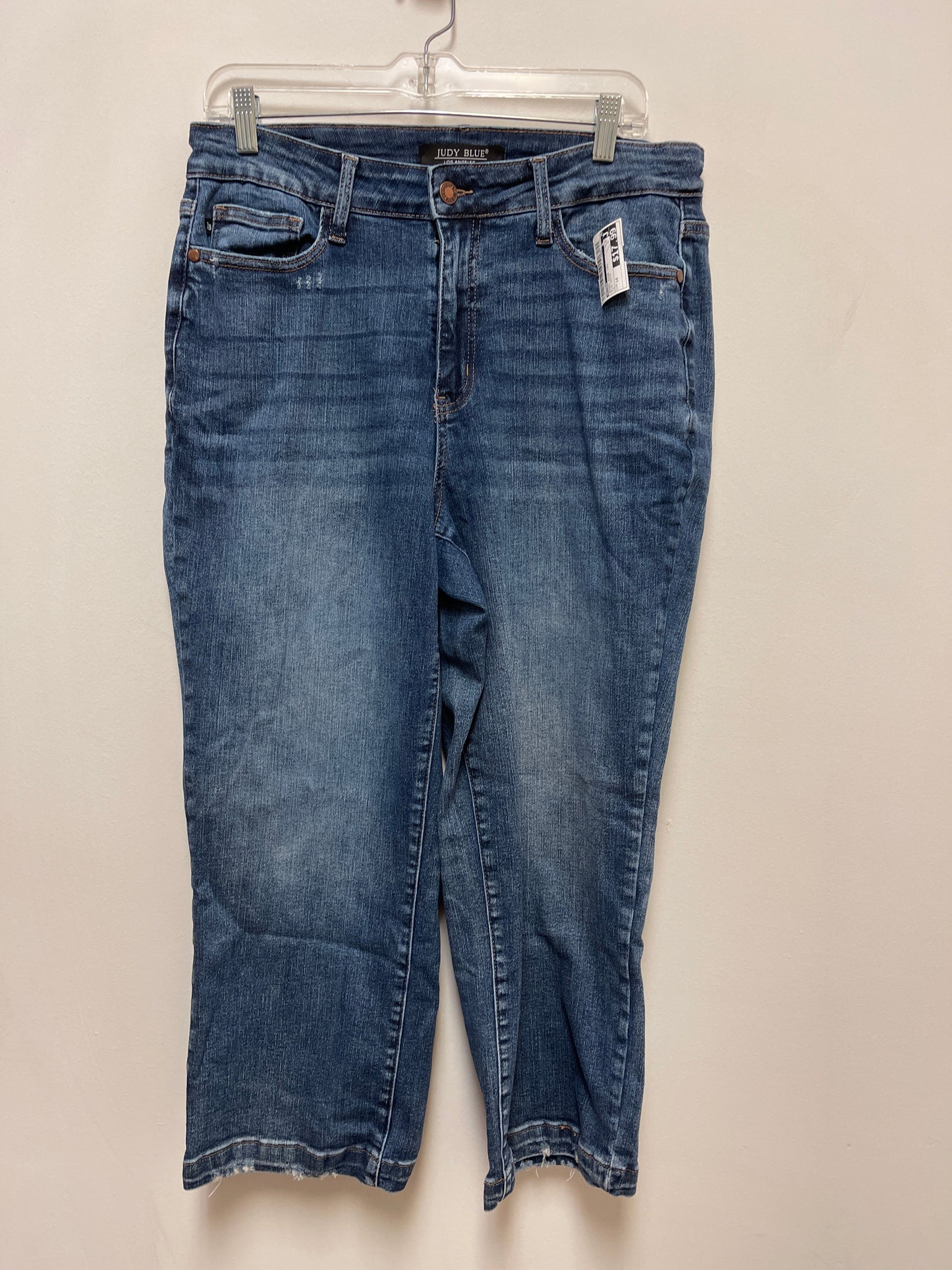 Jeans Wide Leg By Risen In Blue Denim, Size: 14