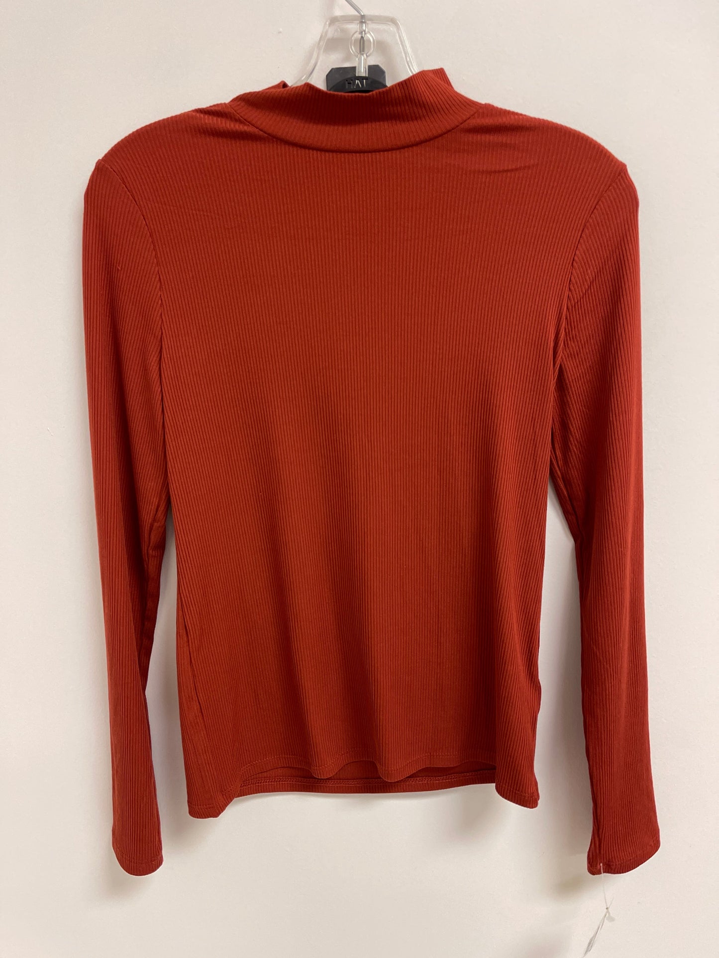 Top Long Sleeve By No Boundaries In Orange, Size: M