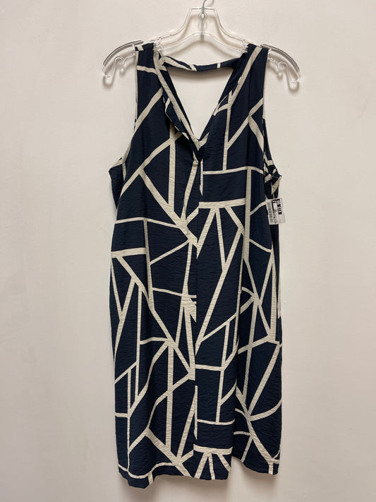 Dress Casual Midi By Banana Republic In Navy, Size: L