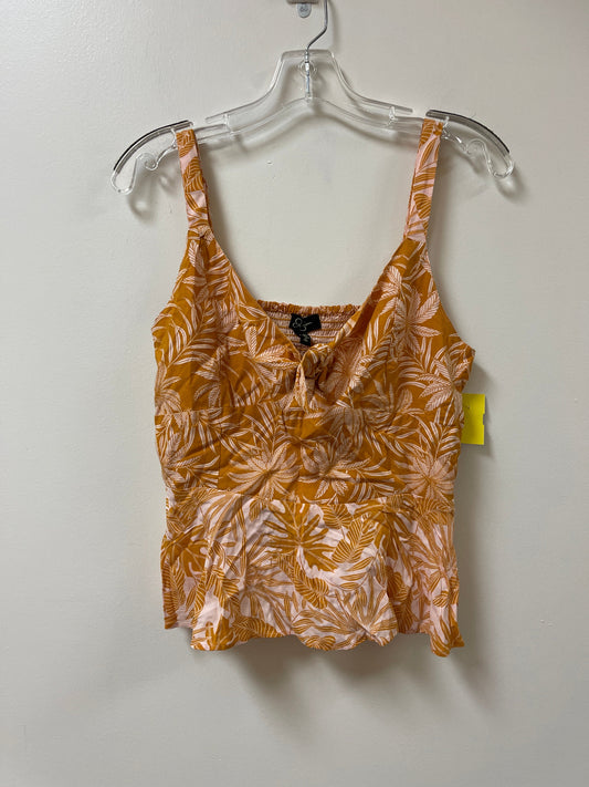 Top Sleeveless By Jessica Simpson In Yellow, Size: L