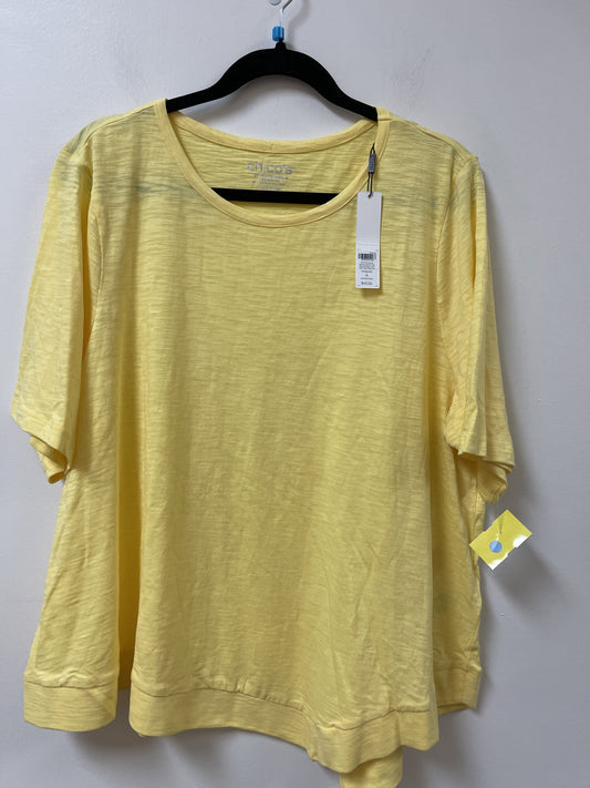 Top Short Sleeve By Chicos  Size: 2x