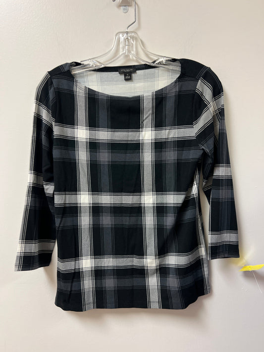 Top Long Sleeve By Ann Taylor In Black, Size: Xs