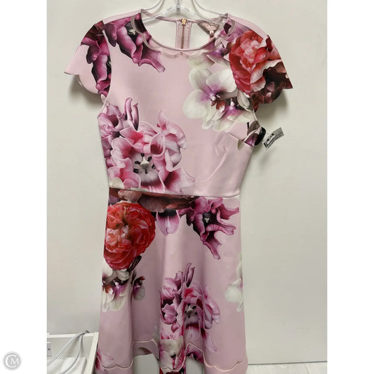 Dress Designer By Ted Baker In Floral Print, Size: S