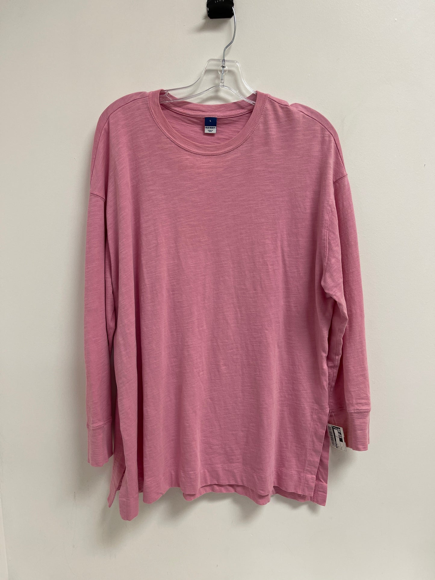 Top Long Sleeve By Old Navy In Pink, Size: L