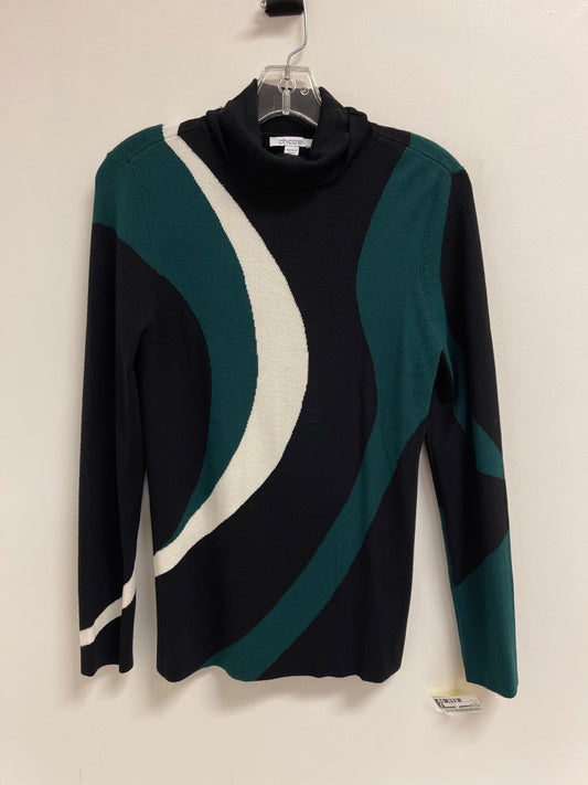 Sweater By Chicos In Green, Size: S