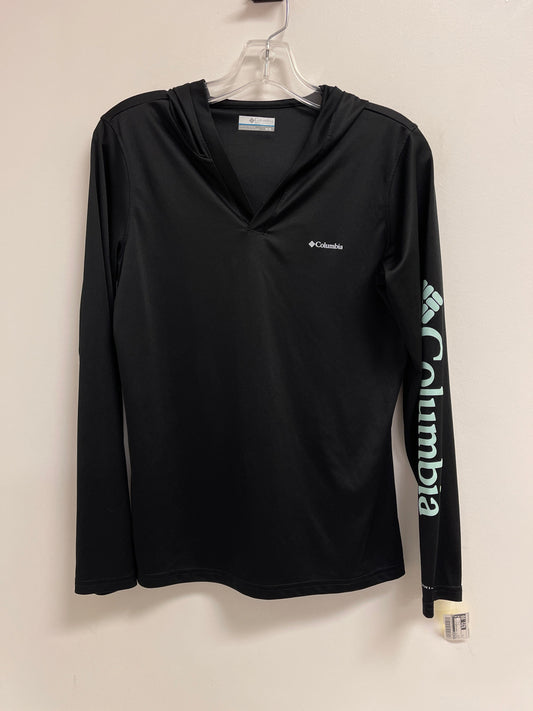 Athletic Sweatshirt Hoodie By Columbia In Black, Size: M