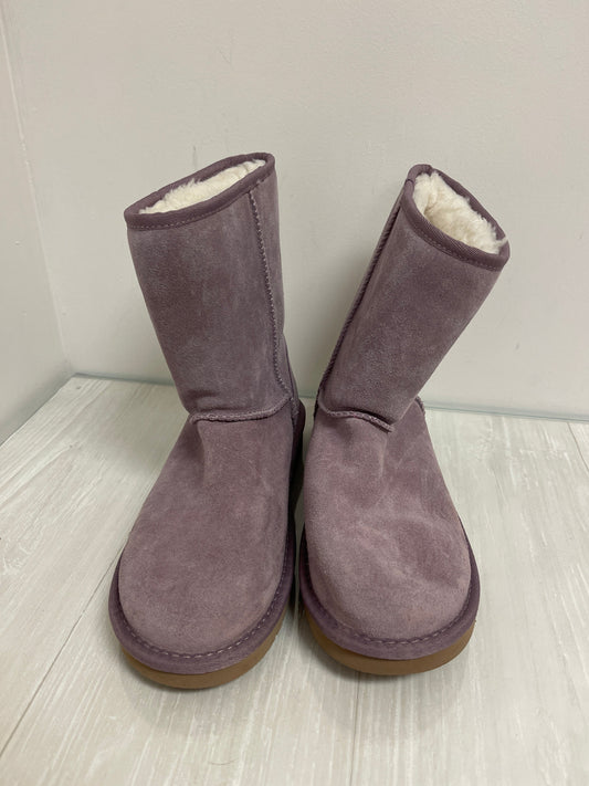 Boots Ankle Flats By Koolaburra By Ugg In Purple, Size: 9