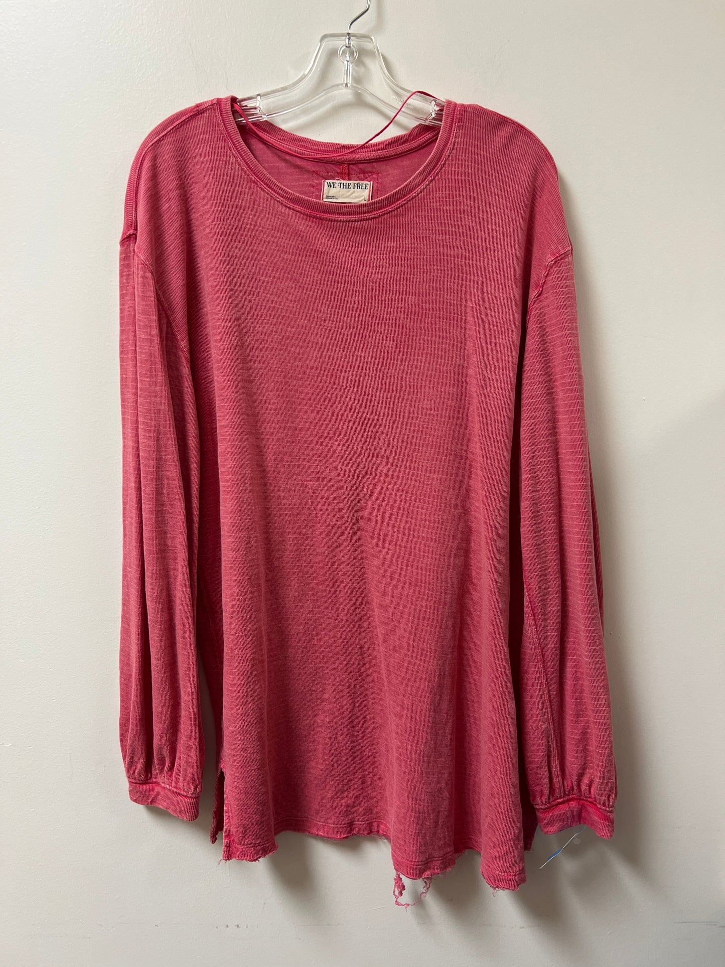 Tunic Long Sleeve By We The Free In Pink, Size: L