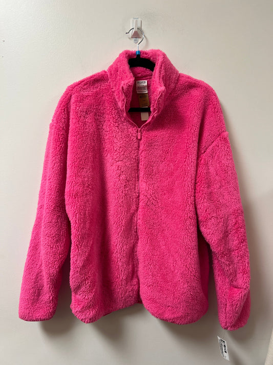 Jacket Faux Fur & Sherpa By Pink In Pink, Size: M