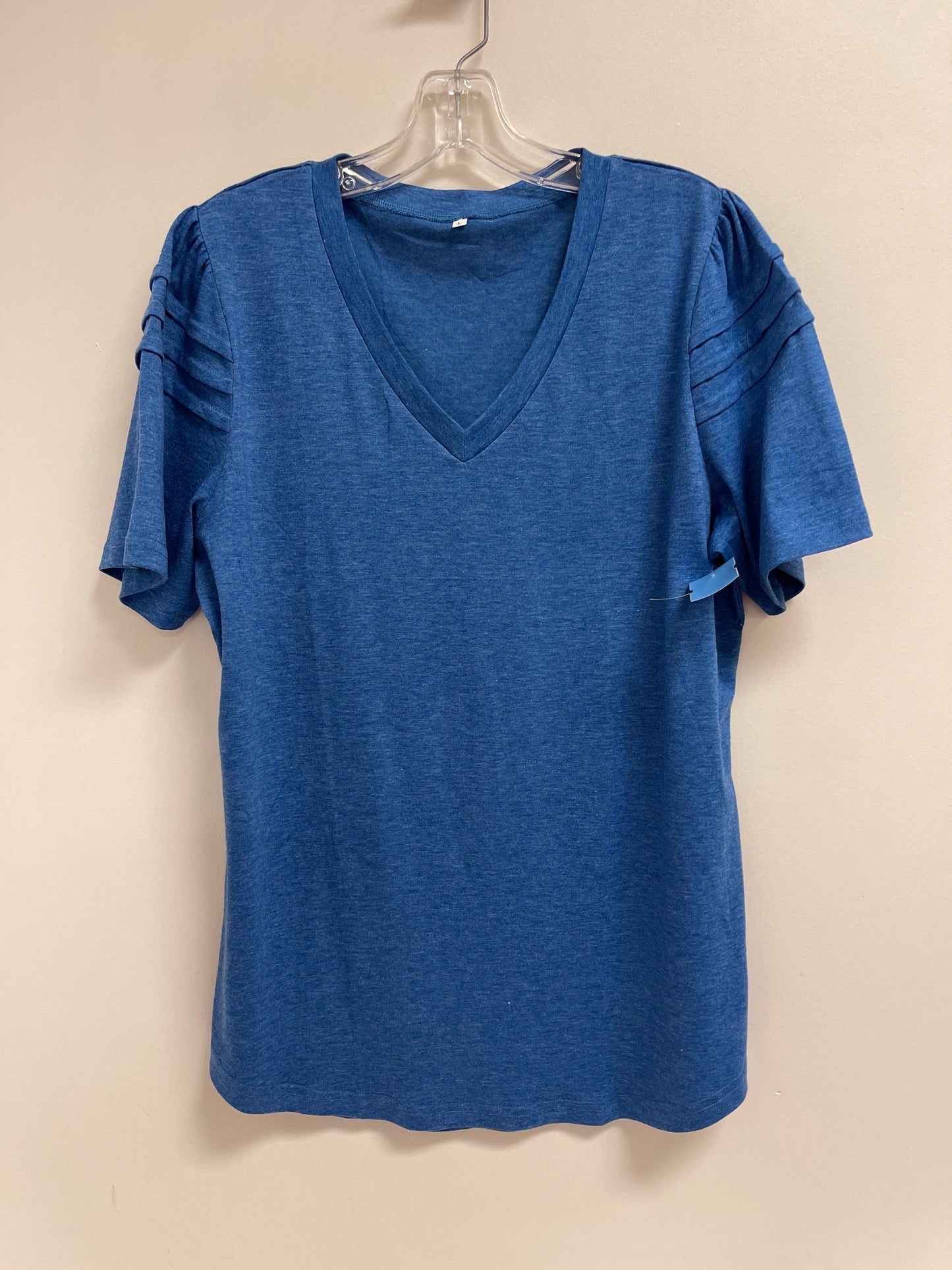 Top Short Sleeve By Clothes Mentor In Blue, Size: L