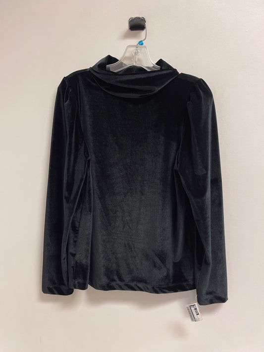 Top Long Sleeve By Loft In Black, Size: M