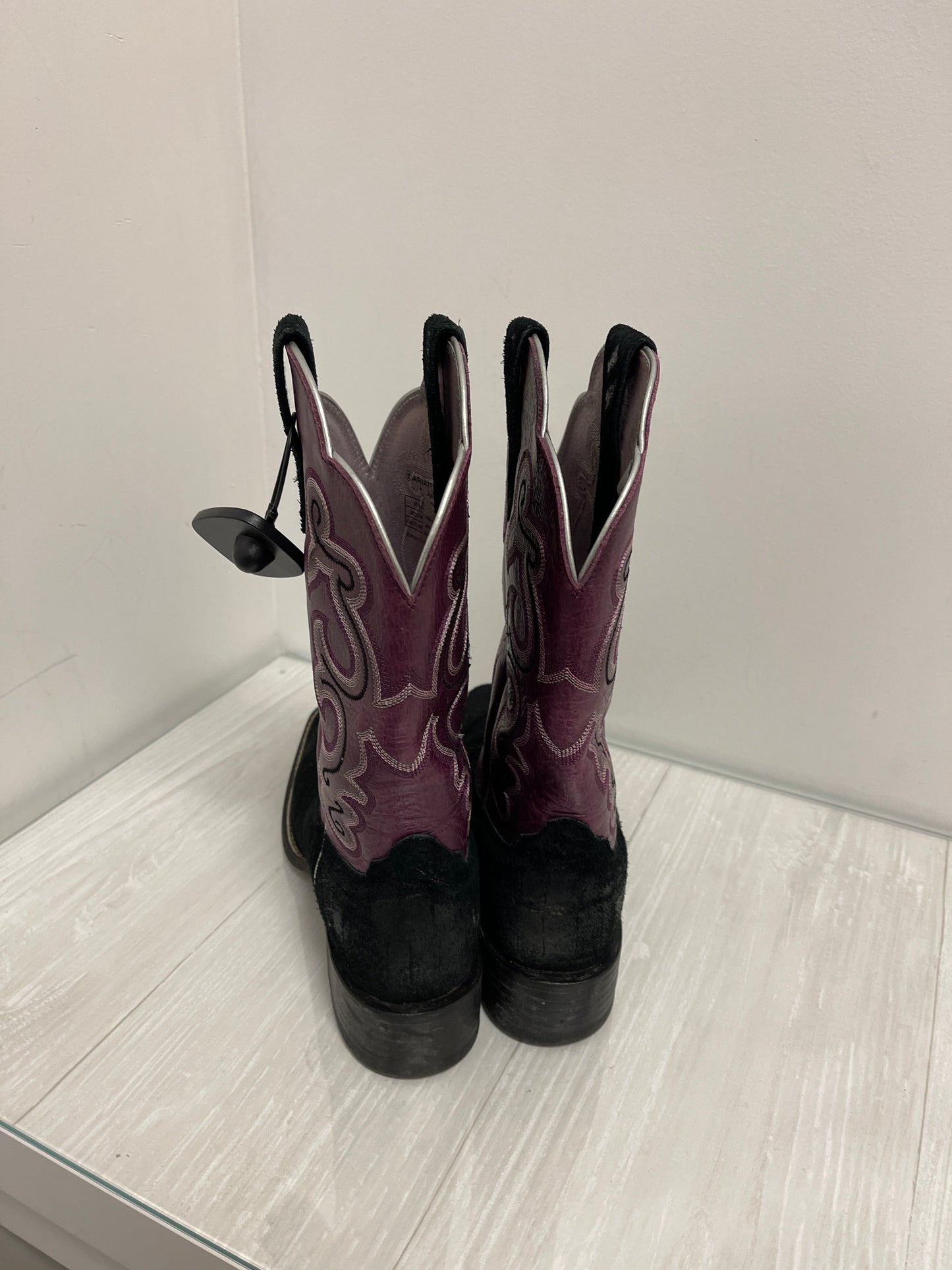 Boots Western By Ariat In Purple, Size: 8