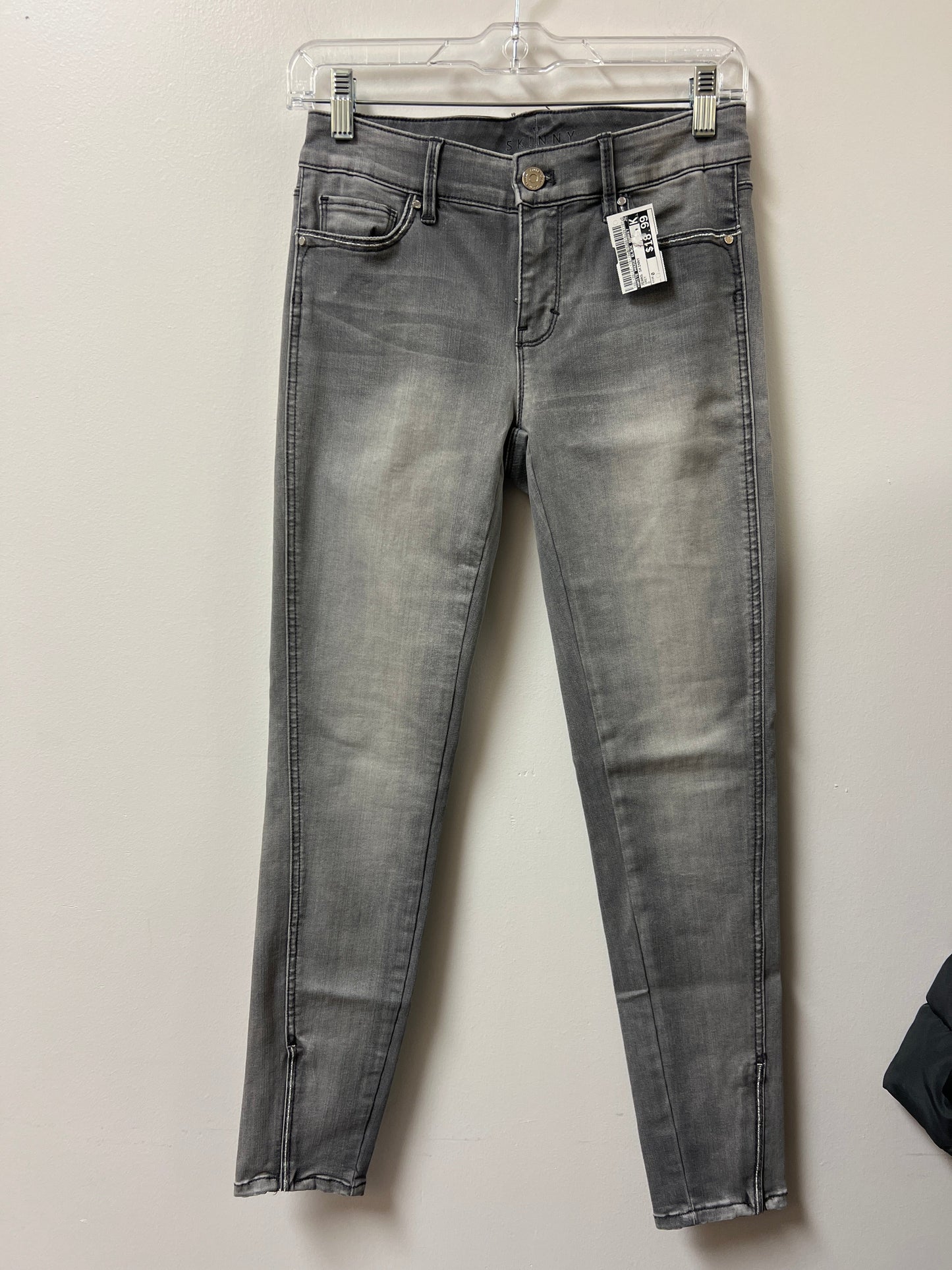 Jeans Skinny By White House Black Market In Grey, Size: 0