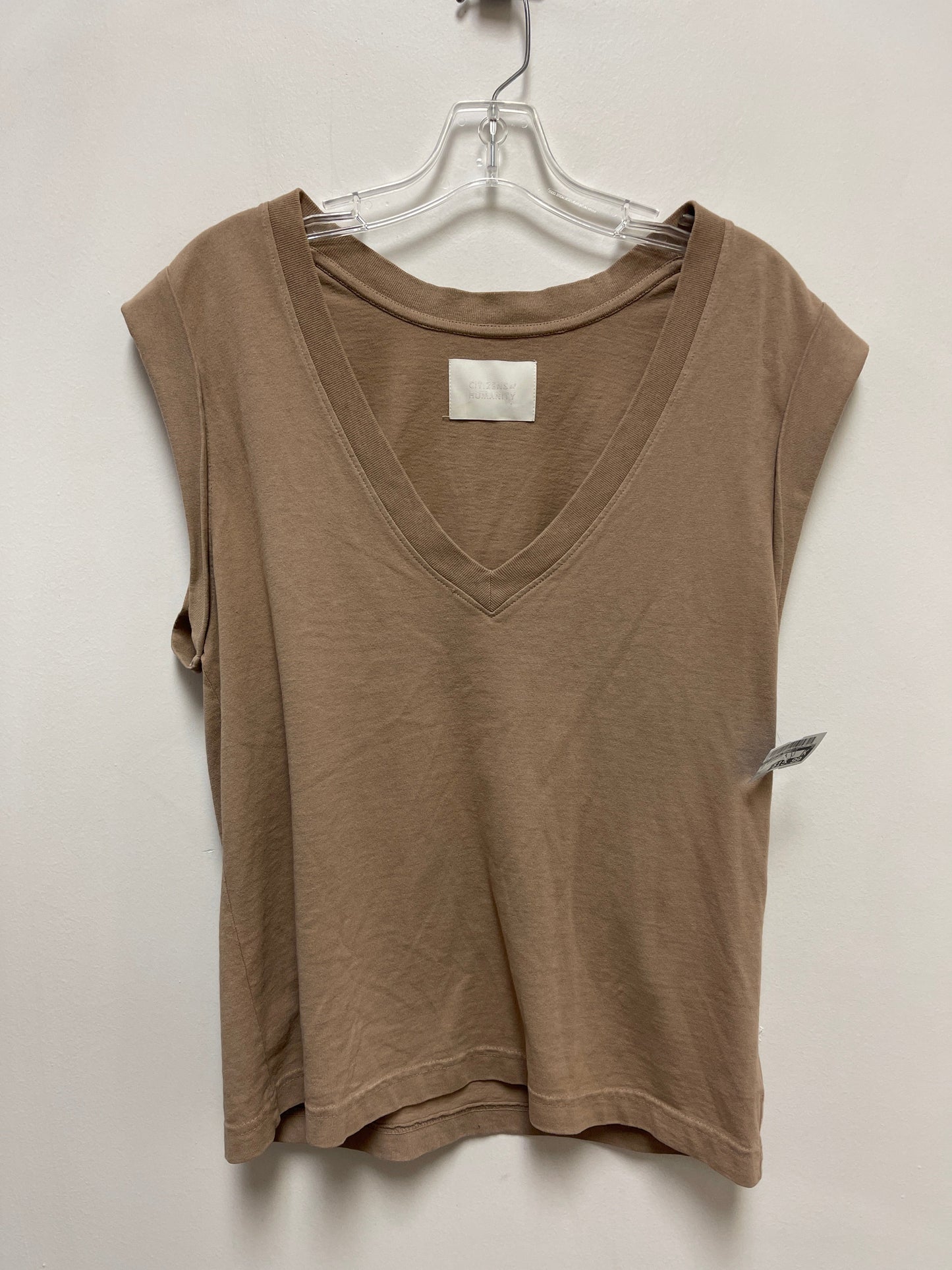 Top Sleeveless By Citizens Of Humanity In Tan, Size: L