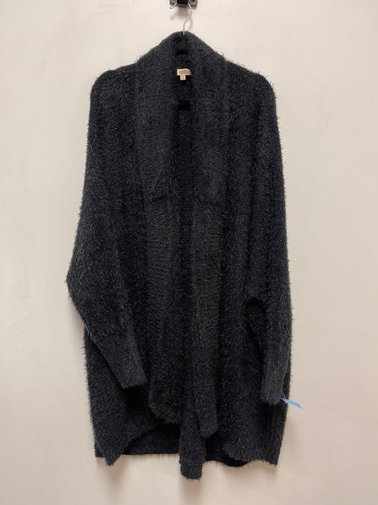 Sweater Cardigan By Clothes Mentor In Grey, Size: 1x