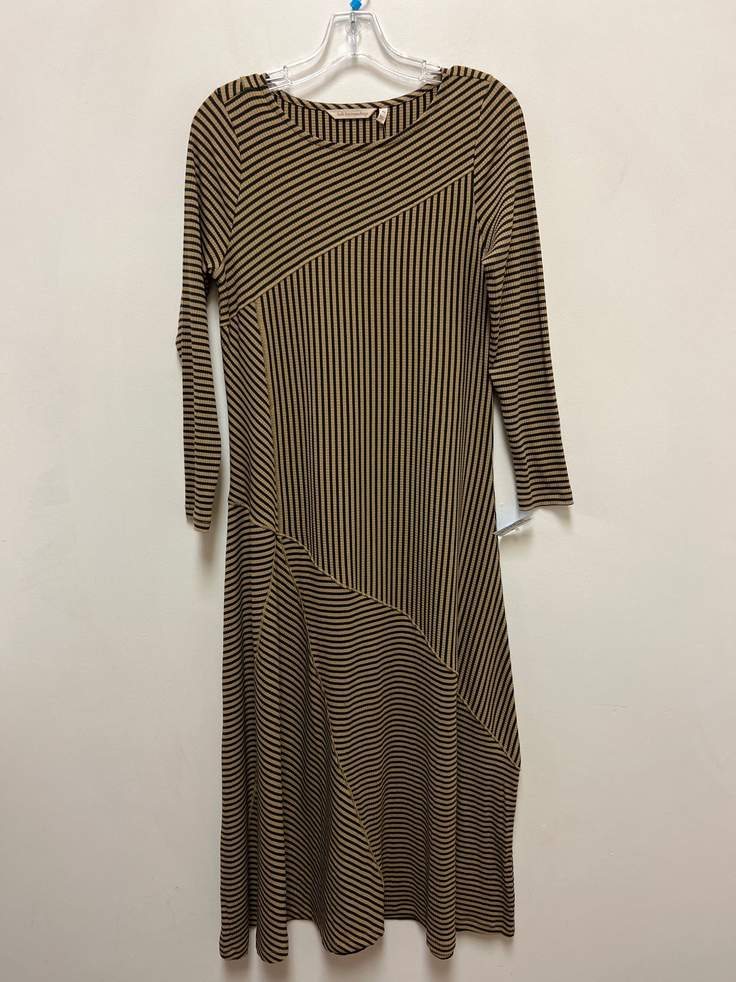 Dress Casual Maxi By Soft Surroundings In Tan, Size: S