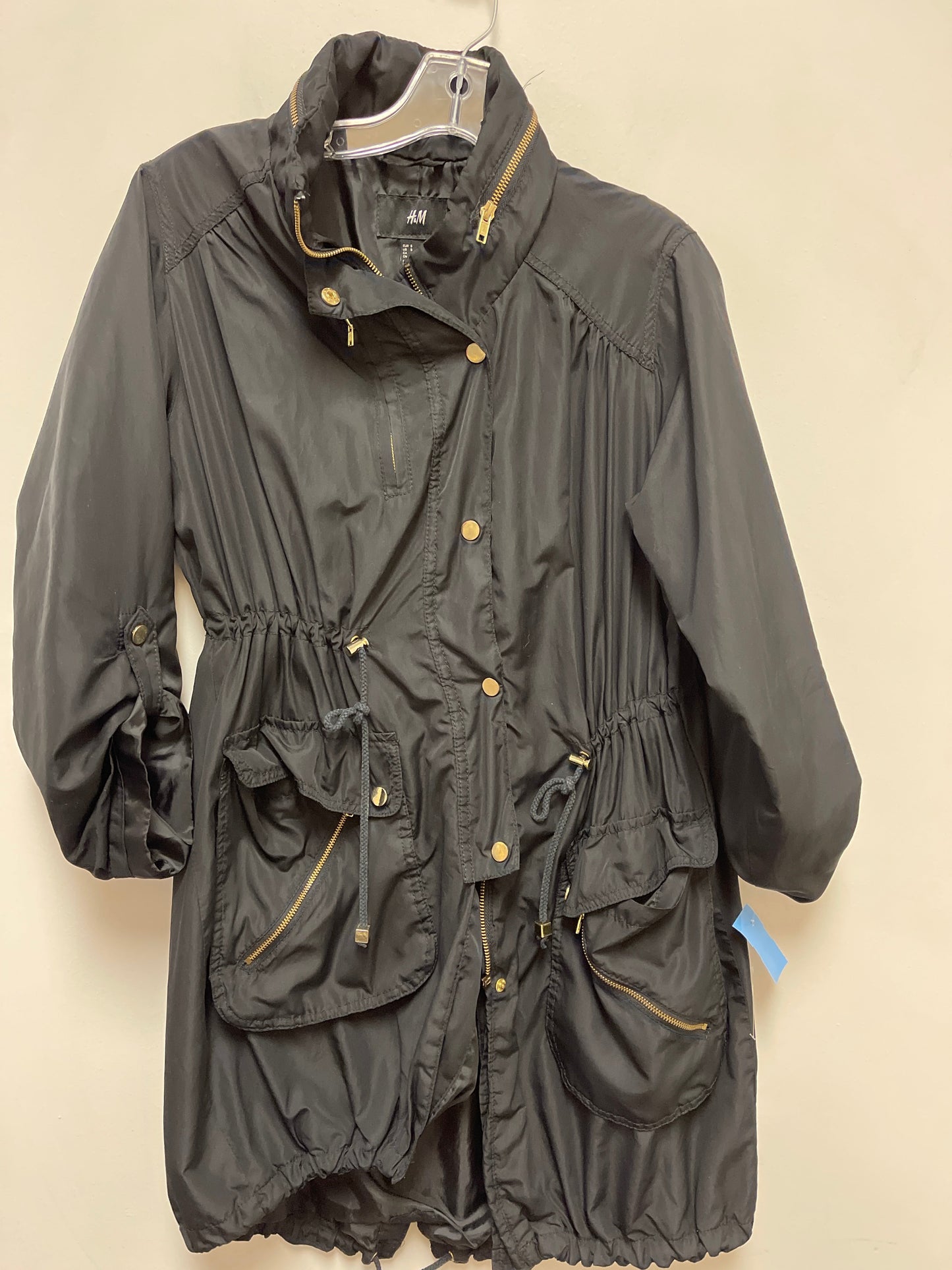 Jacket Utility By H&m In Black, Size: S