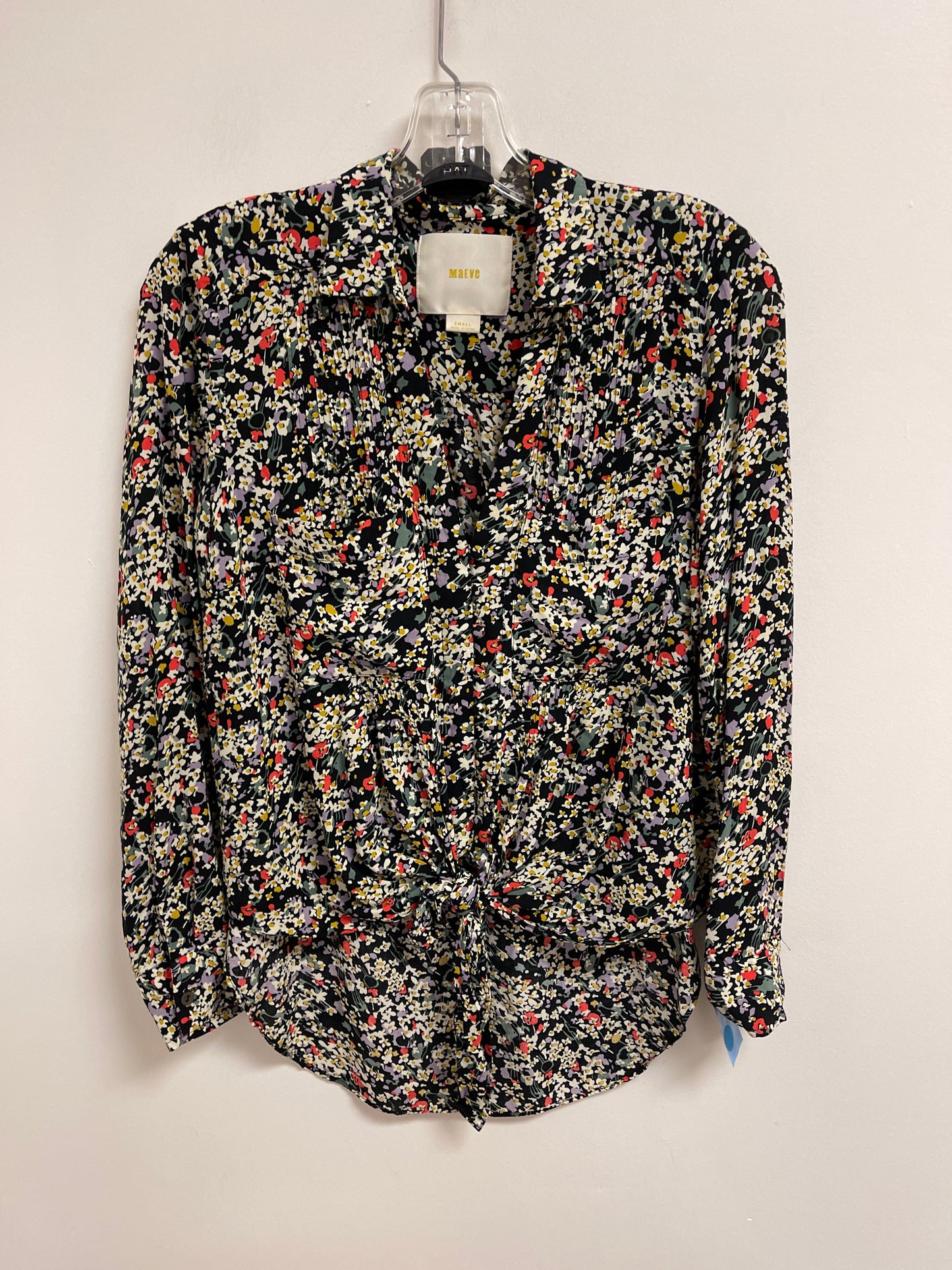 Blouse Long Sleeve By Maeve In Floral Print, Size: S