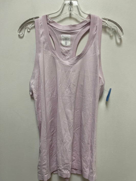 Athletic Tank Top By Athleta In Pink, Size: L