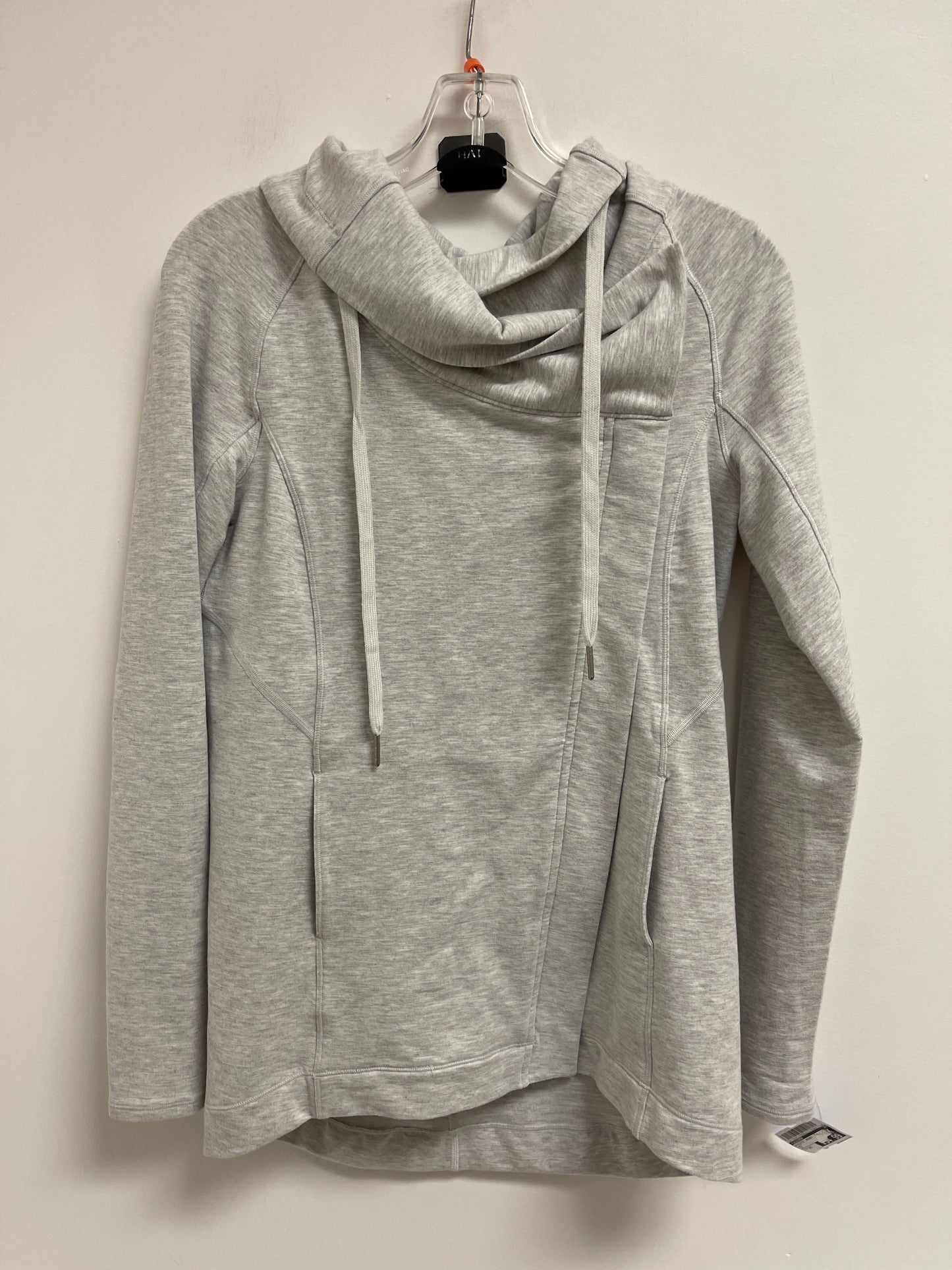 Athletic Jacket By Lululemon In Grey, Size: Xs