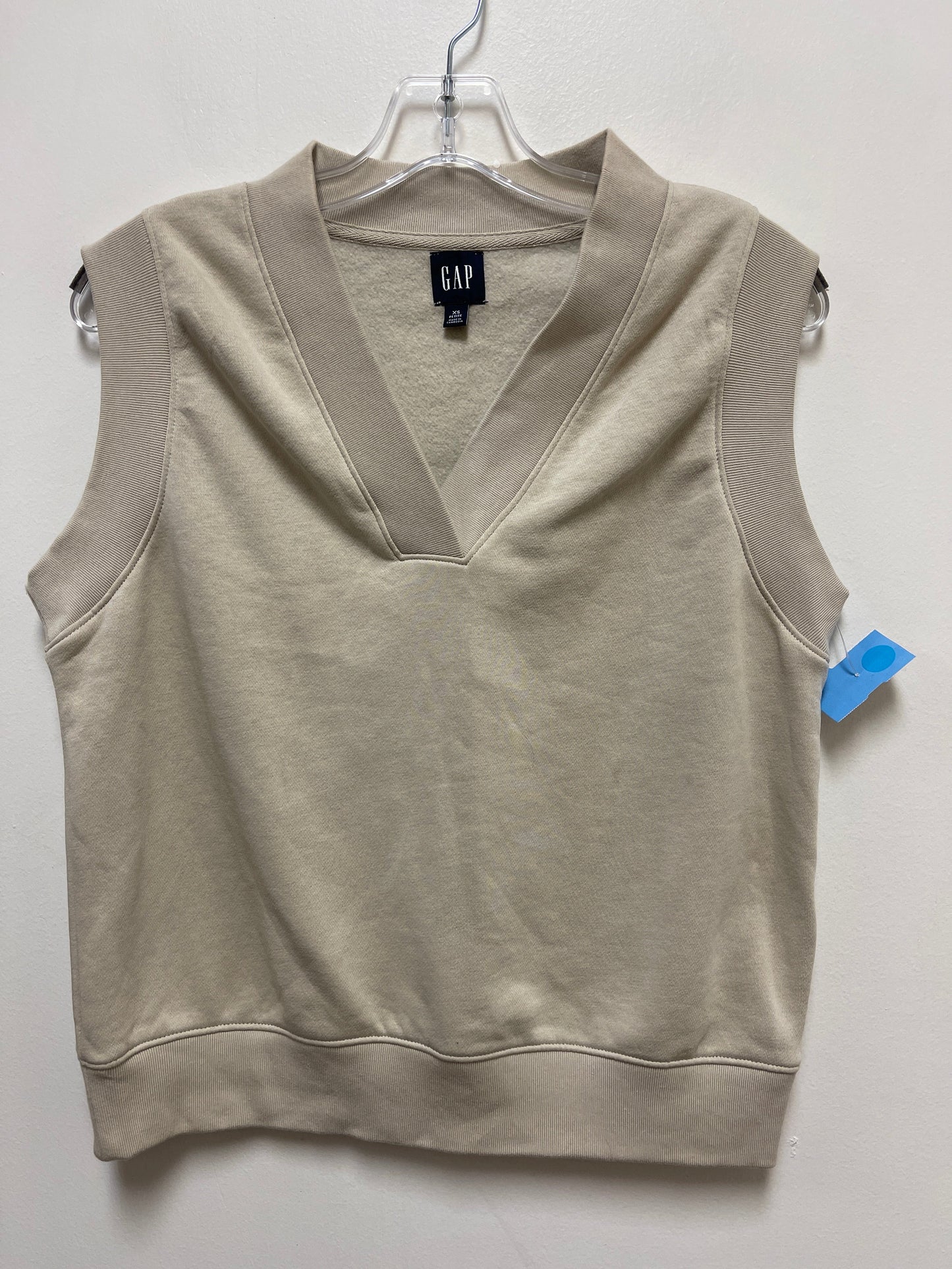 Vest Other By Gap In Tan, Size: Xs