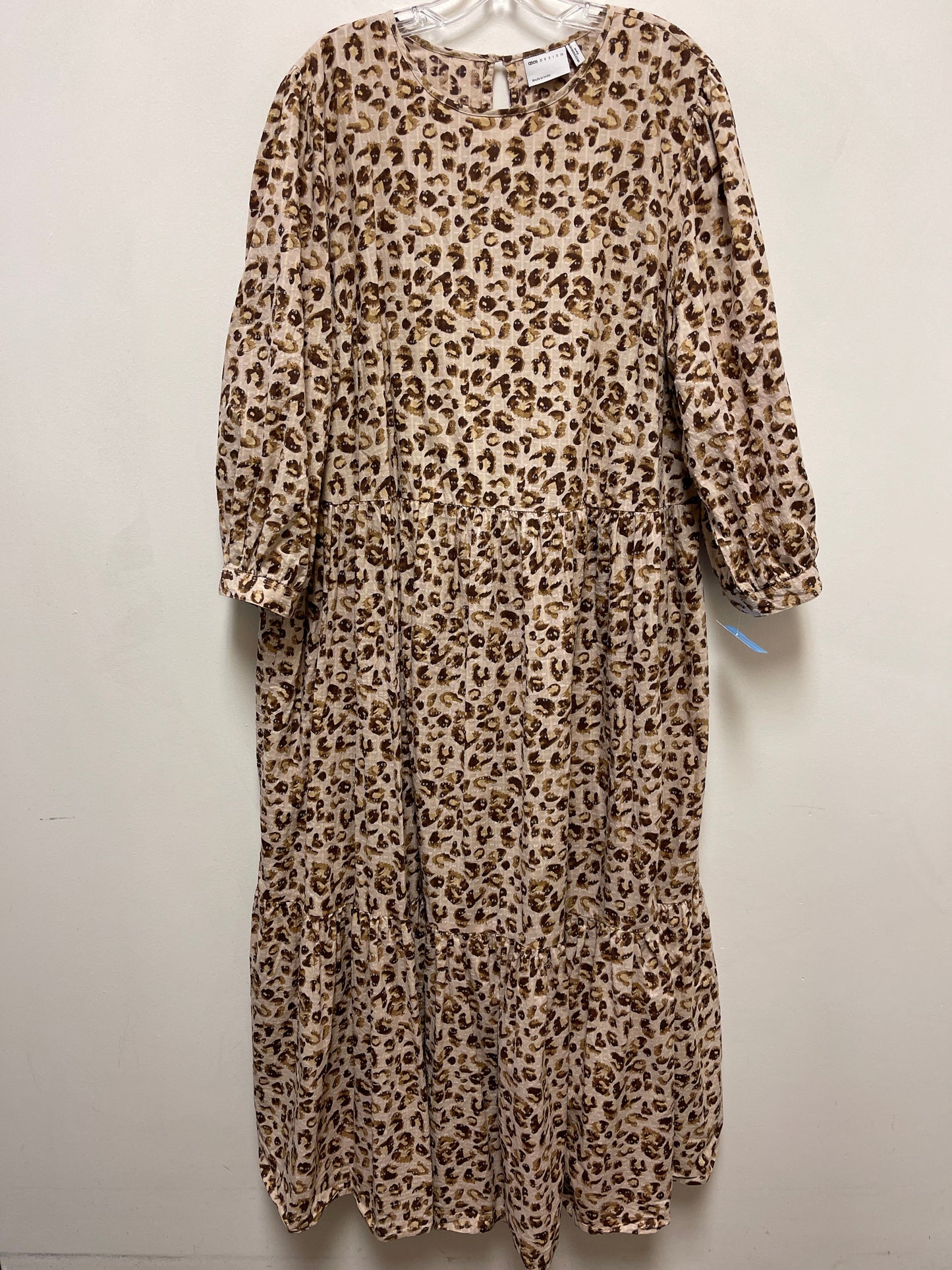 Dress Casual Maxi By Asos In Animal Print, Size: 2x