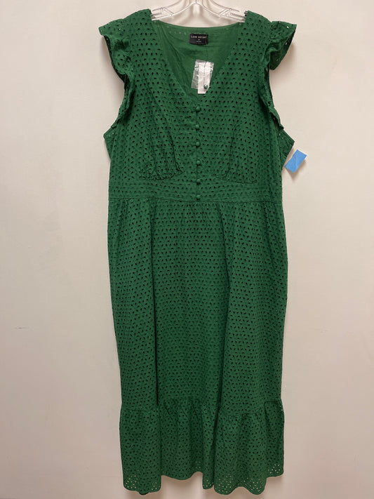 Dress Casual Maxi By Lane Bryant In Green, Size: 2x