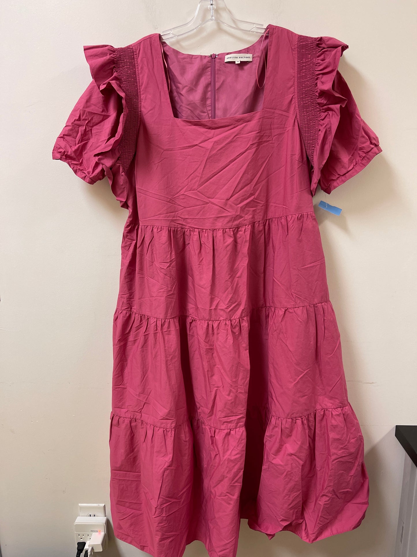 Dress Casual Maxi By English Factory In Pink, Size: 2x