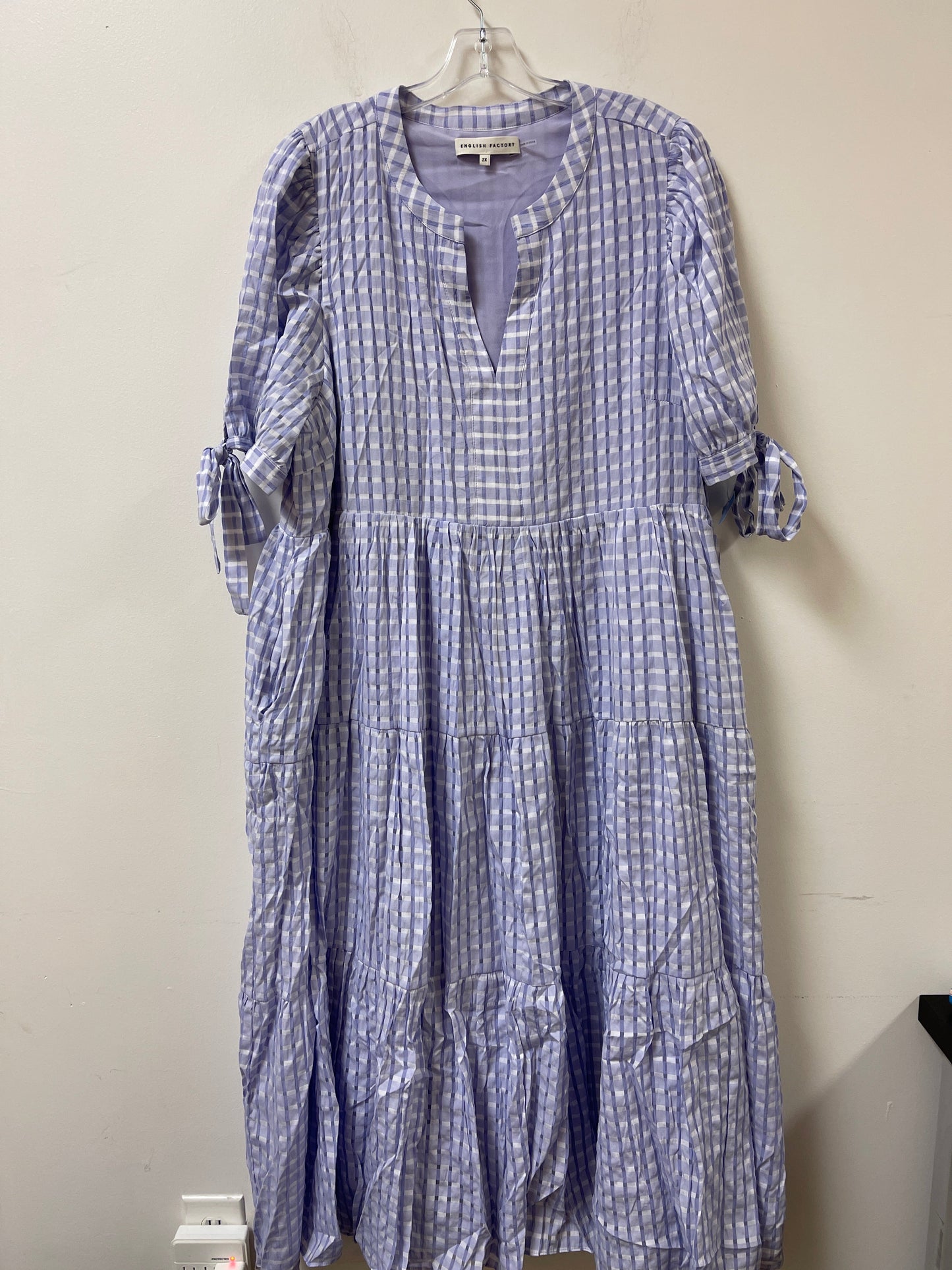 Dress Casual Maxi By English Factory In Purple, Size: 2x