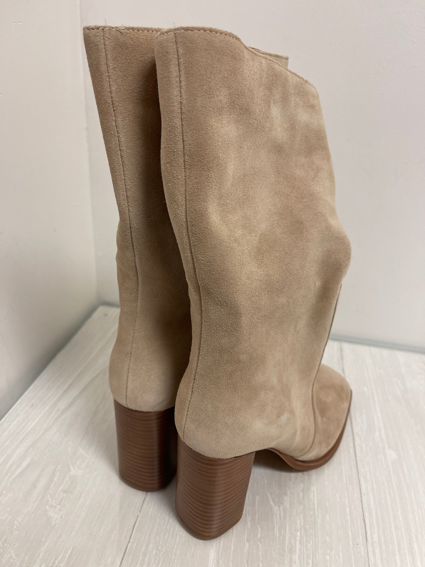 Boots Mid-calf Heels By Dolce Vita In Tan, Size: 8