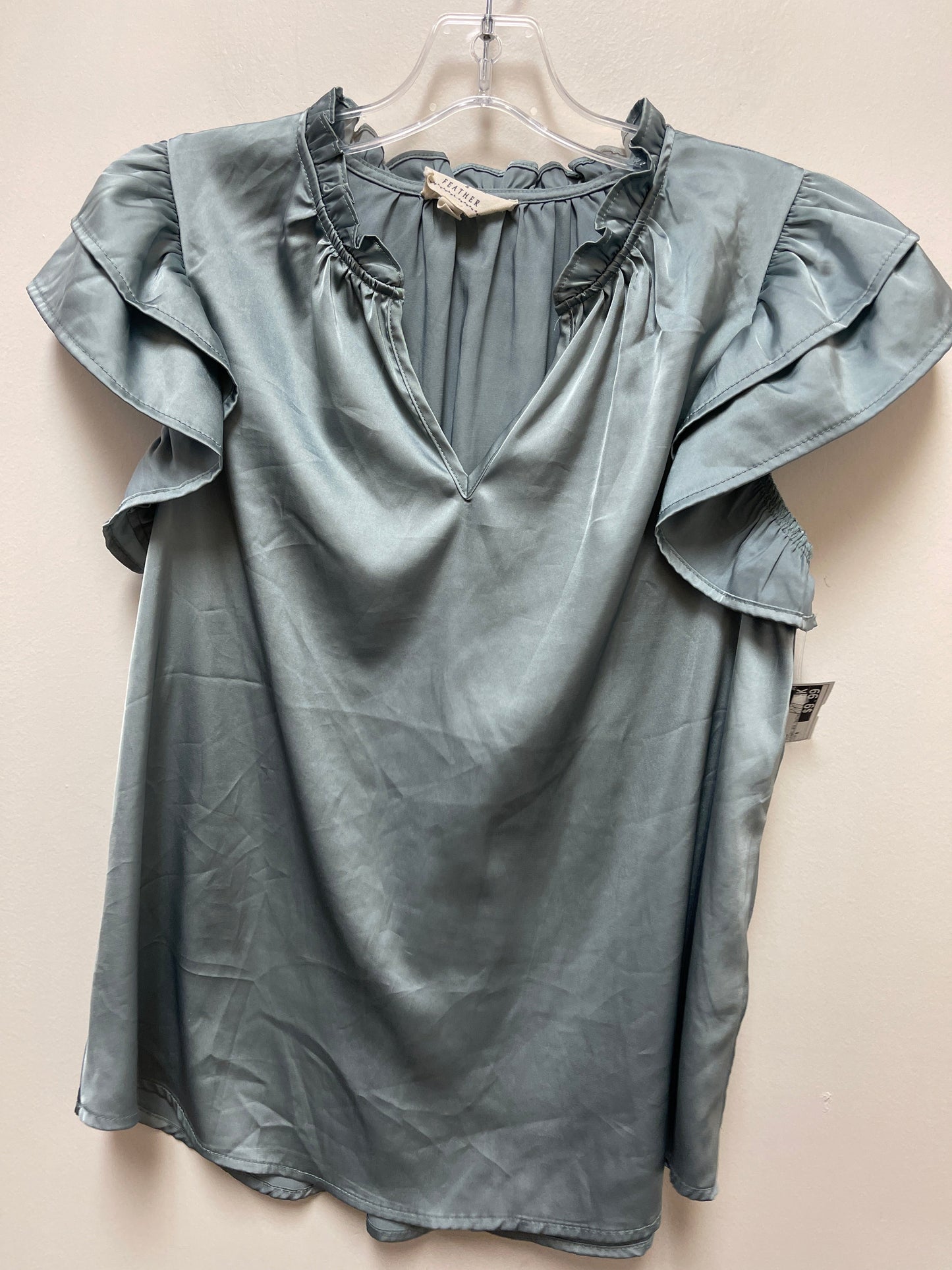 Top Short Sleeve By Clothes Mentor In Blue, Size: M