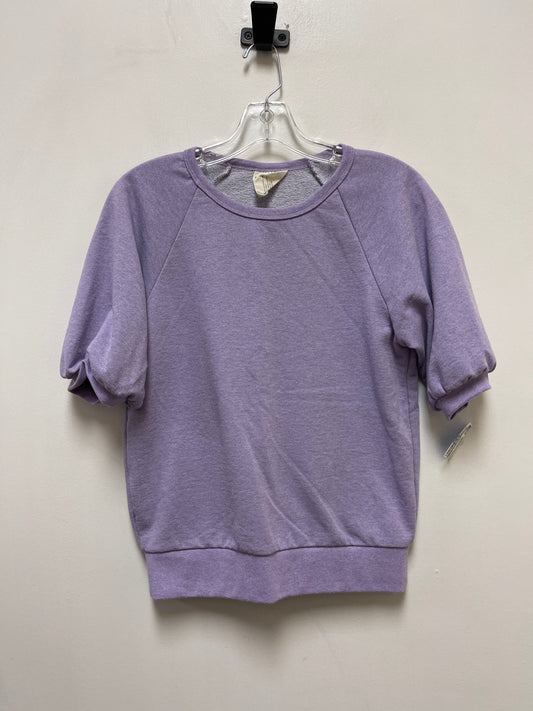 Sweater Short Sleeve By Clothes Mentor In Purple, Size: Xs