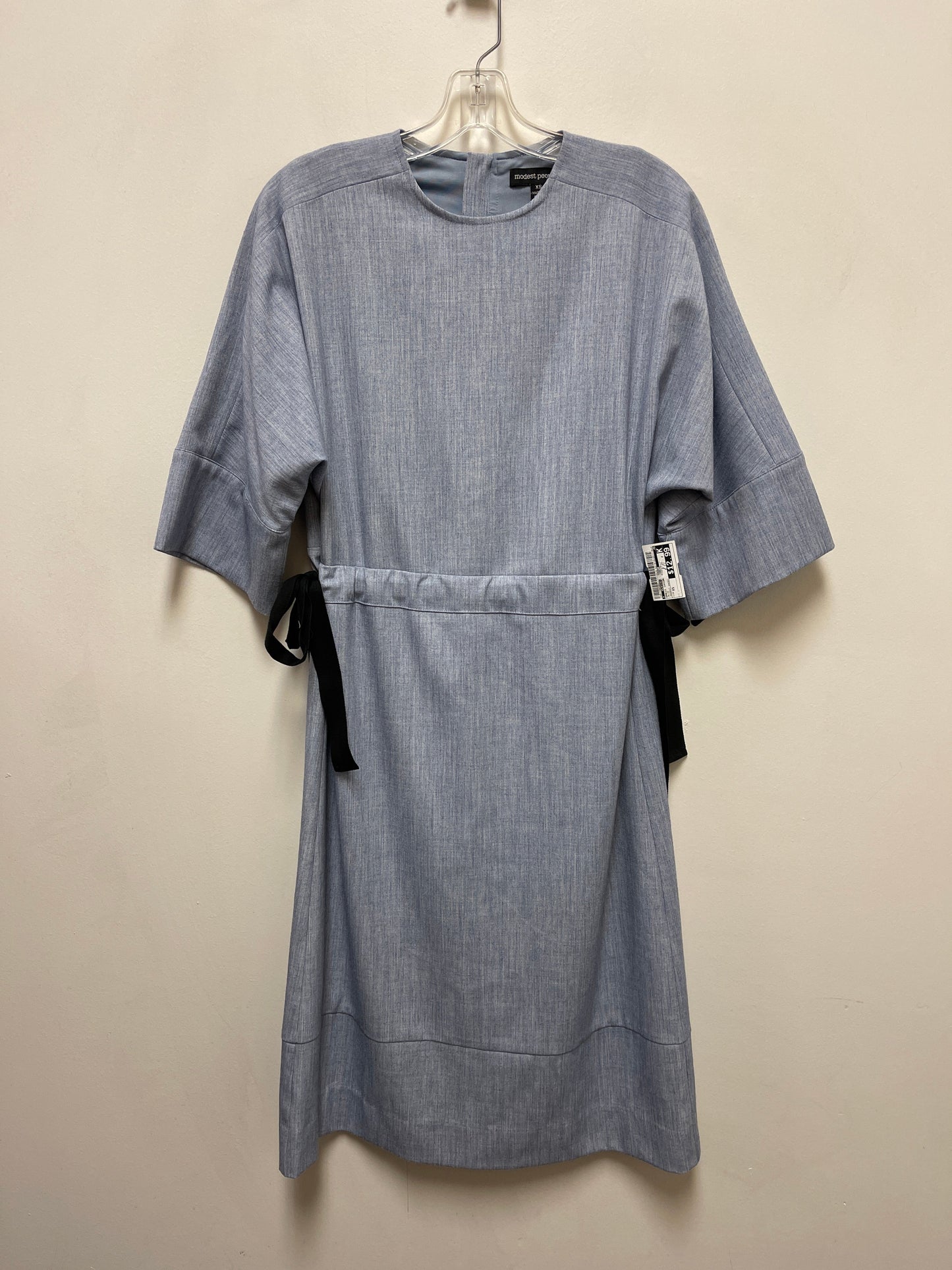 Dress Casual Midi By Clothes Mentor In Blue, Size: Xs